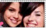 Selena and Demi stamp