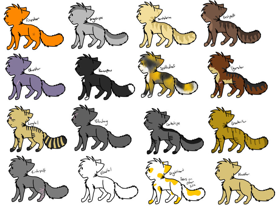 Warrior Cats REF Sheet 1 by BirdyWren on DeviantArt