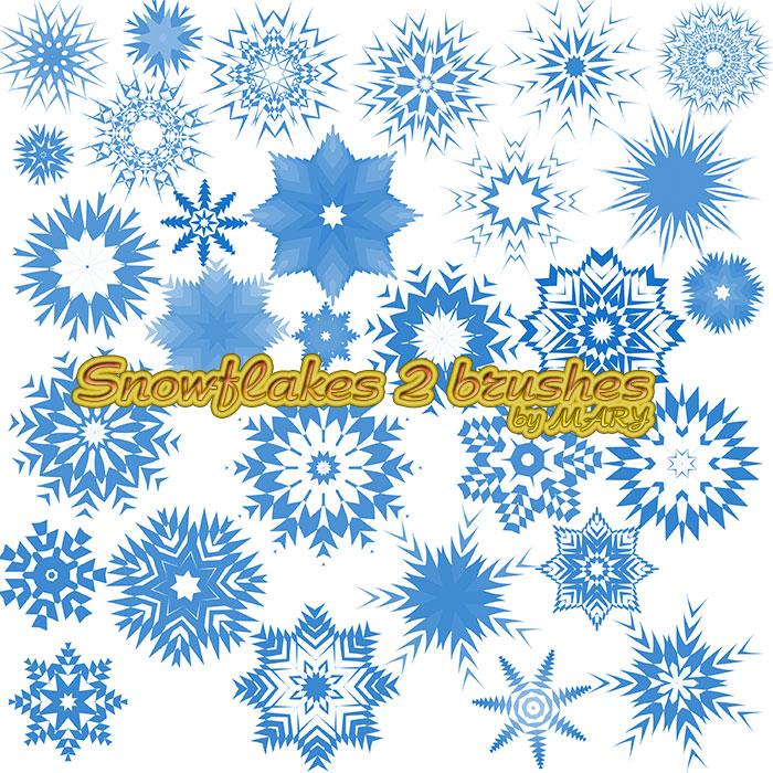 Snowflakes 2 brushes