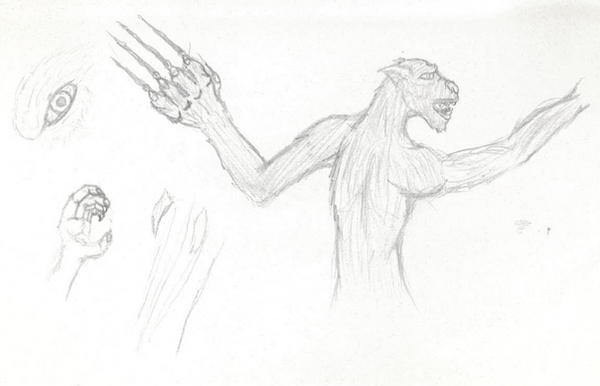 Werewolf Doodle by bmw121688 on DeviantArt