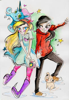 Star Butterfly and Marcia Diaz