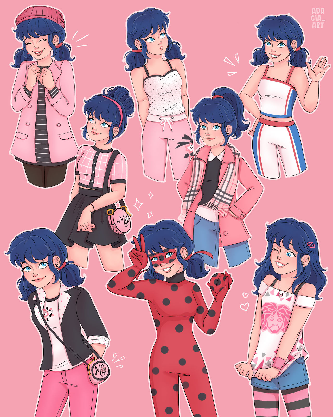 Miraculous Wardrobe - Marinette by SonicPossible00 on DeviantArt