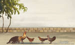 The Chickens of Denhal Stables by EmmaVZ