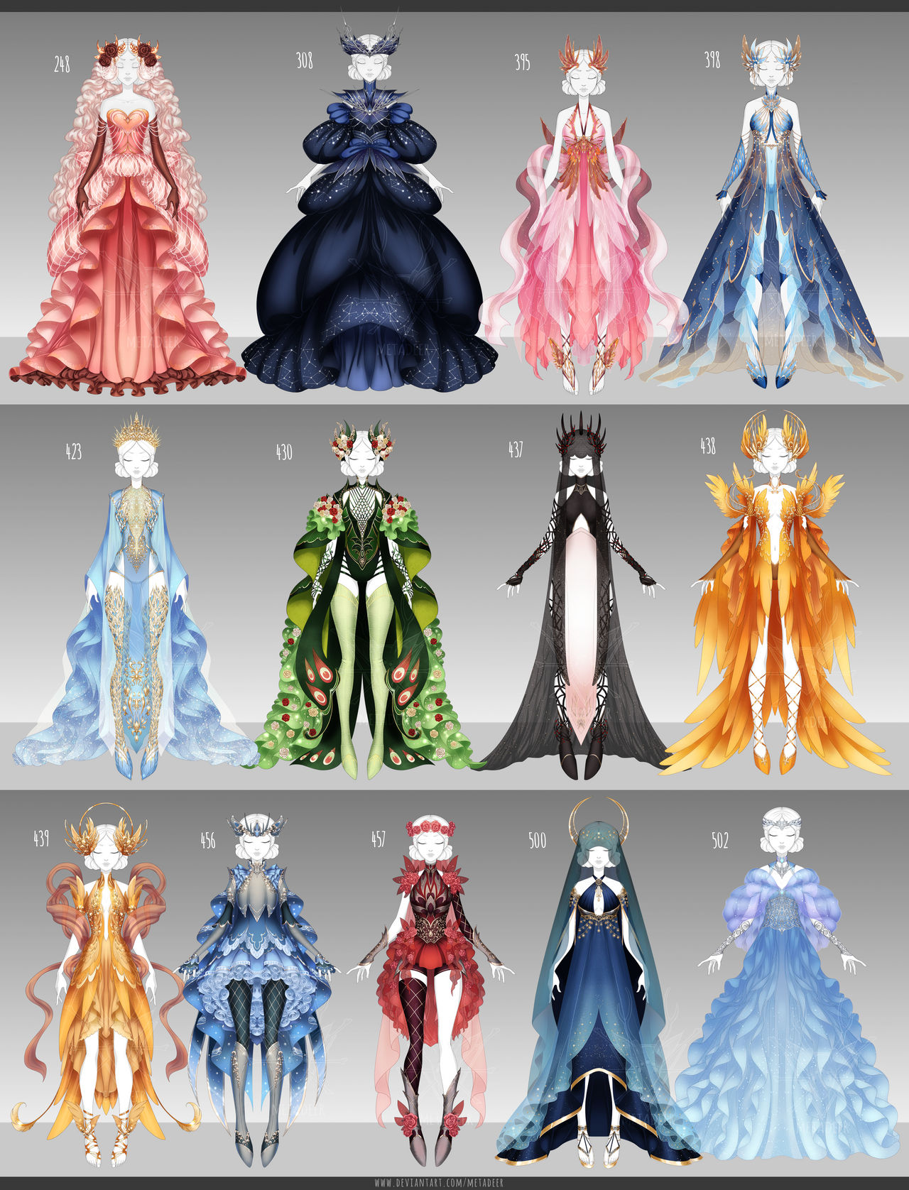 CLOSED] Outfit adopt Clearance Sale| Set Price by metadeer on DeviantArt