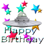 UFO Happy Birthday
