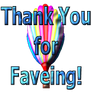 Thank You for Faveing Balloon