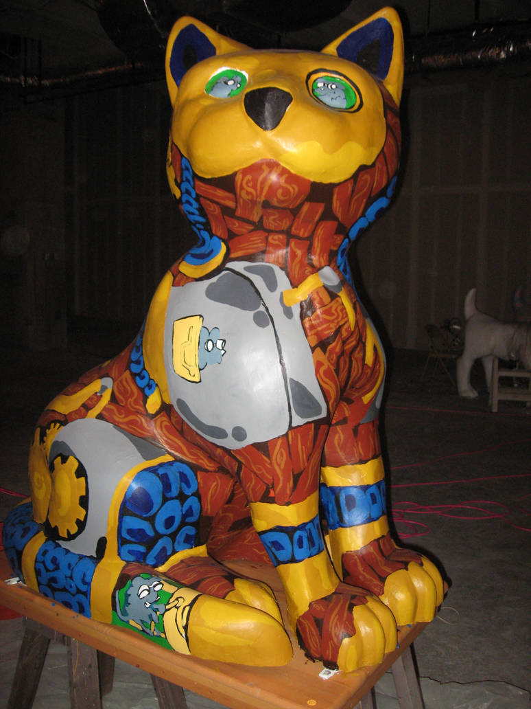 Clockwork Cat Getting Close by Potato-in-chainmail on DeviantArt