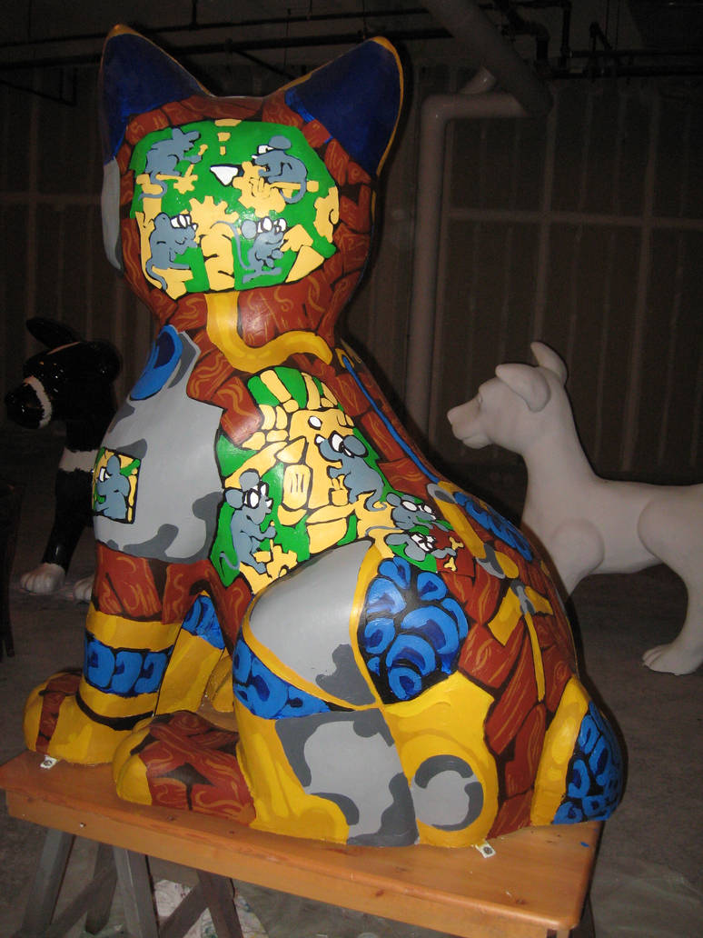 Clockwork Cat Getting Close B by Potato-in-chainmail on DeviantArt