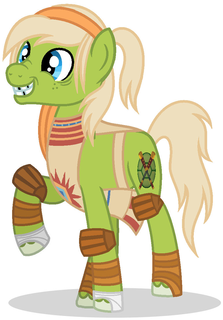 Tmnt Mlp MLP TMNT - Apocalypse Mutante Mikey by MlpTmntDisneyKauane on DeviantArt