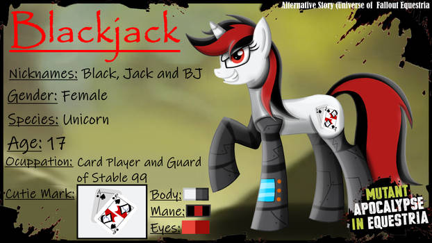 Mutant Apocalypse in Equestria: Blackjack