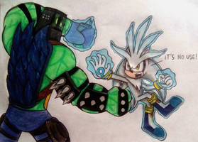 Maximus Kong VS Silver the Hedgehog