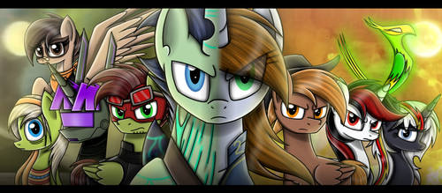 MLP and TMNT - Heroes of the Apocalypse by MlpTmntDisneyKauane