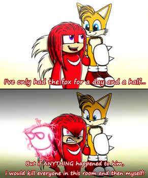 Knuckles the Overprotective Brother