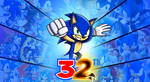 Sonic 32th Anniversary by MlpTmntDisneyKauane
