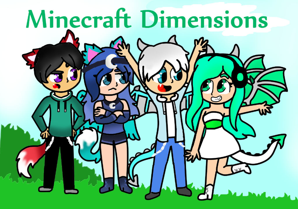 Minecraft Roleplay series, Main 4 characters :3 by Ayreseraph on DeviantArt