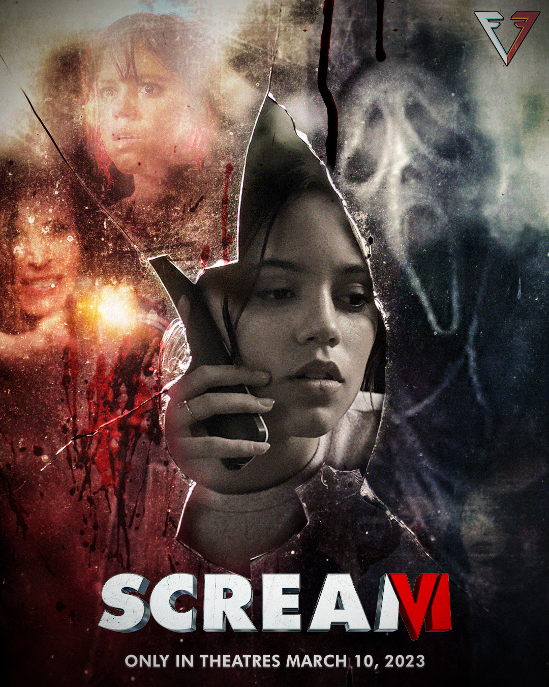 SCREAM 6 (2023) POSTER Art, Ferrer, Ferrer