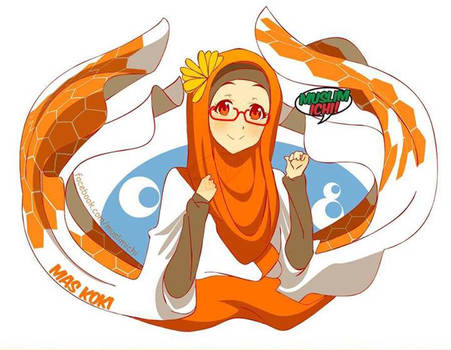 Goldfish Hijabi Gijinka