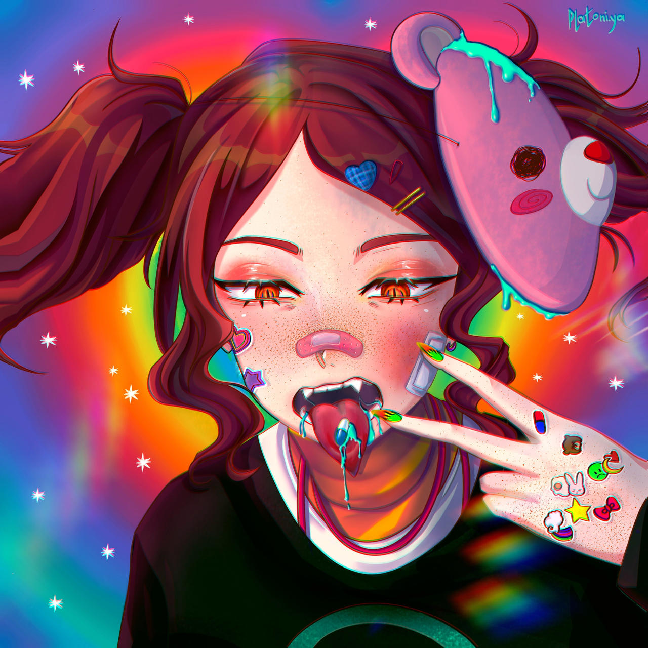 Risa - chan by Platoniya on DeviantArt