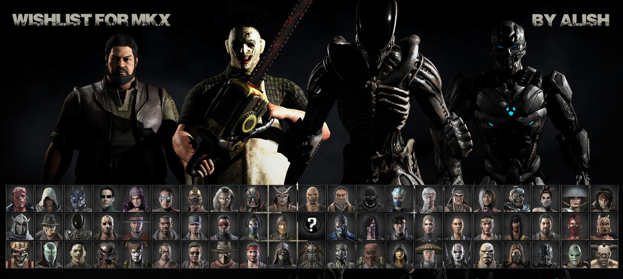 Mkx Selection Screen Wishlist By Alish23 On Deviantart All i ...Mkx Selection Screen Full Wishlist By Alish23 On Deviantart,Mortal Komba...