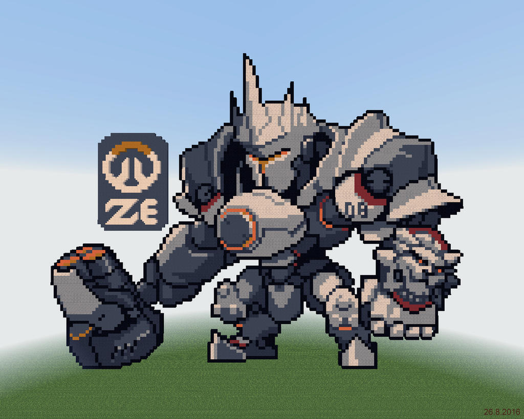 Minecraft Reinhardt Overwatch