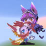 Minecraft Xayah and Rakan