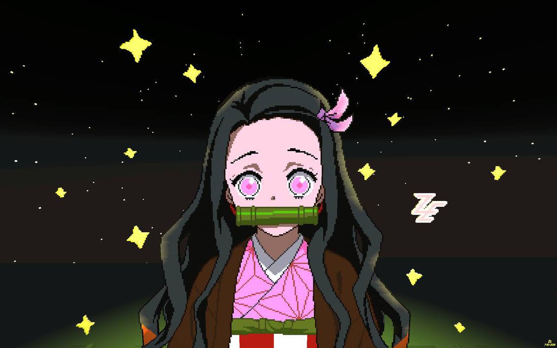 images Demon Slayer Tanjiro Pixel Art Grid demon slayer nezuko minecraft pixel