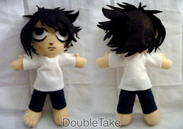 L Plushie Deathnote By Whittykitty On Deviantart