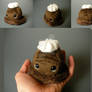 Lil Scoops: Chocolate with Whipped Cream