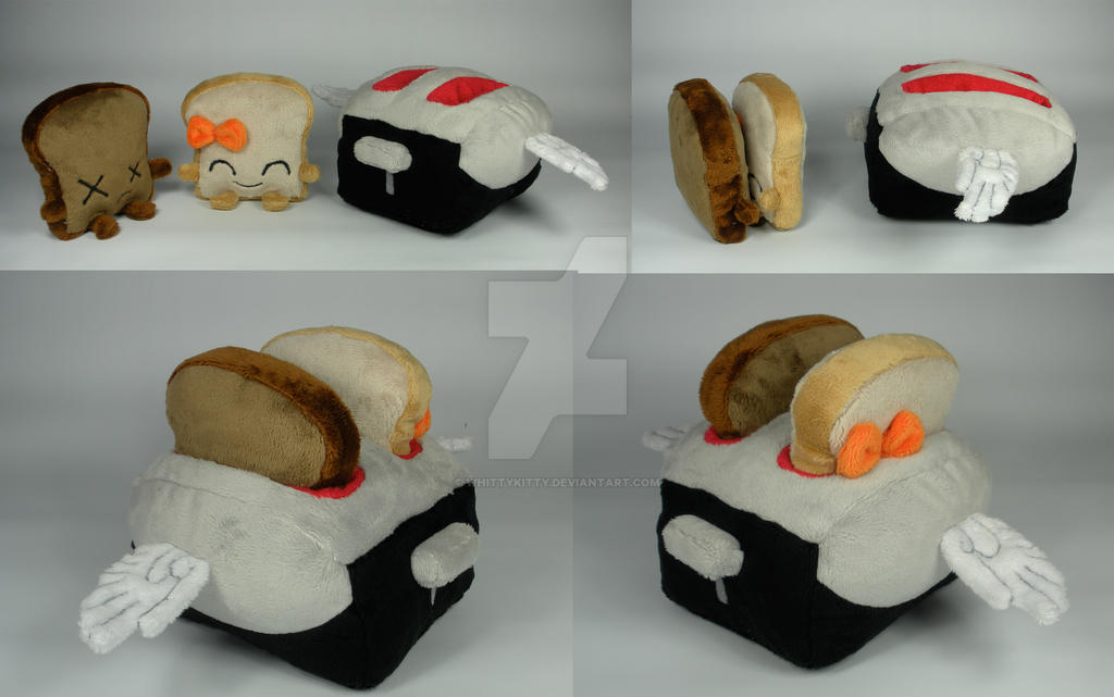 Toaster + Toast Plushies