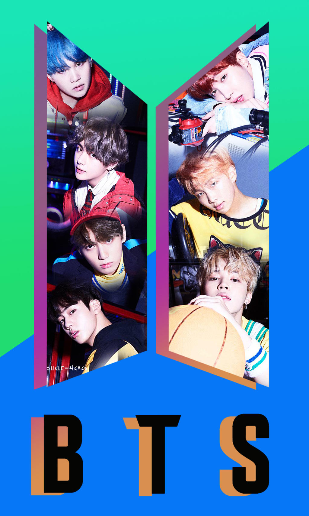 Fondo de BTS by Shelf-4ever on DeviantArt