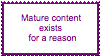 Mature Content Stamp