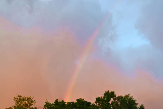 Evening rainbow