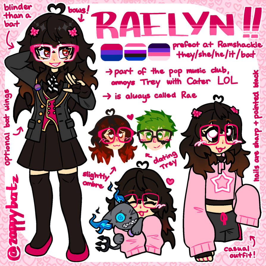 Twst Rsa Rellie twst!rae's ref by zappybatz on DeviantArt