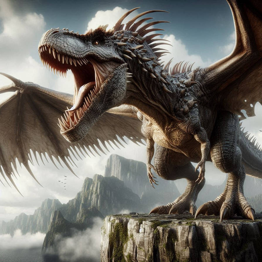Tyrannosaurus Rex Fused With A Dragon By Mago46 On DeviantArt tyrannosaurus-rex-fused-with-a-dragon-by-mago46-on-deviantart