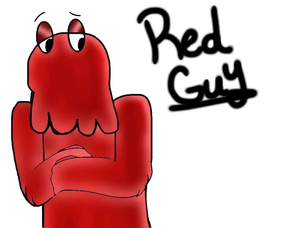 Red Guy Coluring In Red Guy by BlissfulFazbears on DeviantArt