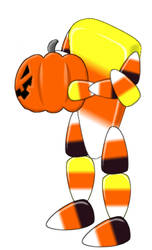 The Candy Corn Golem by FrictorOTS