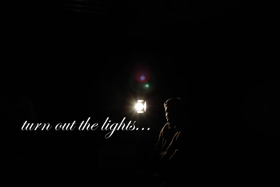 Turn out the lights...