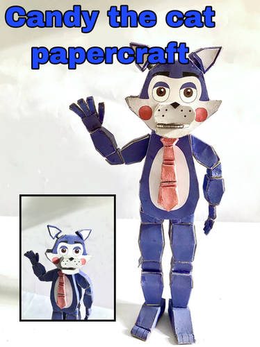 Whitered Freddy Papercraft by: FRYDU1987 by ShadowPlays36 on
