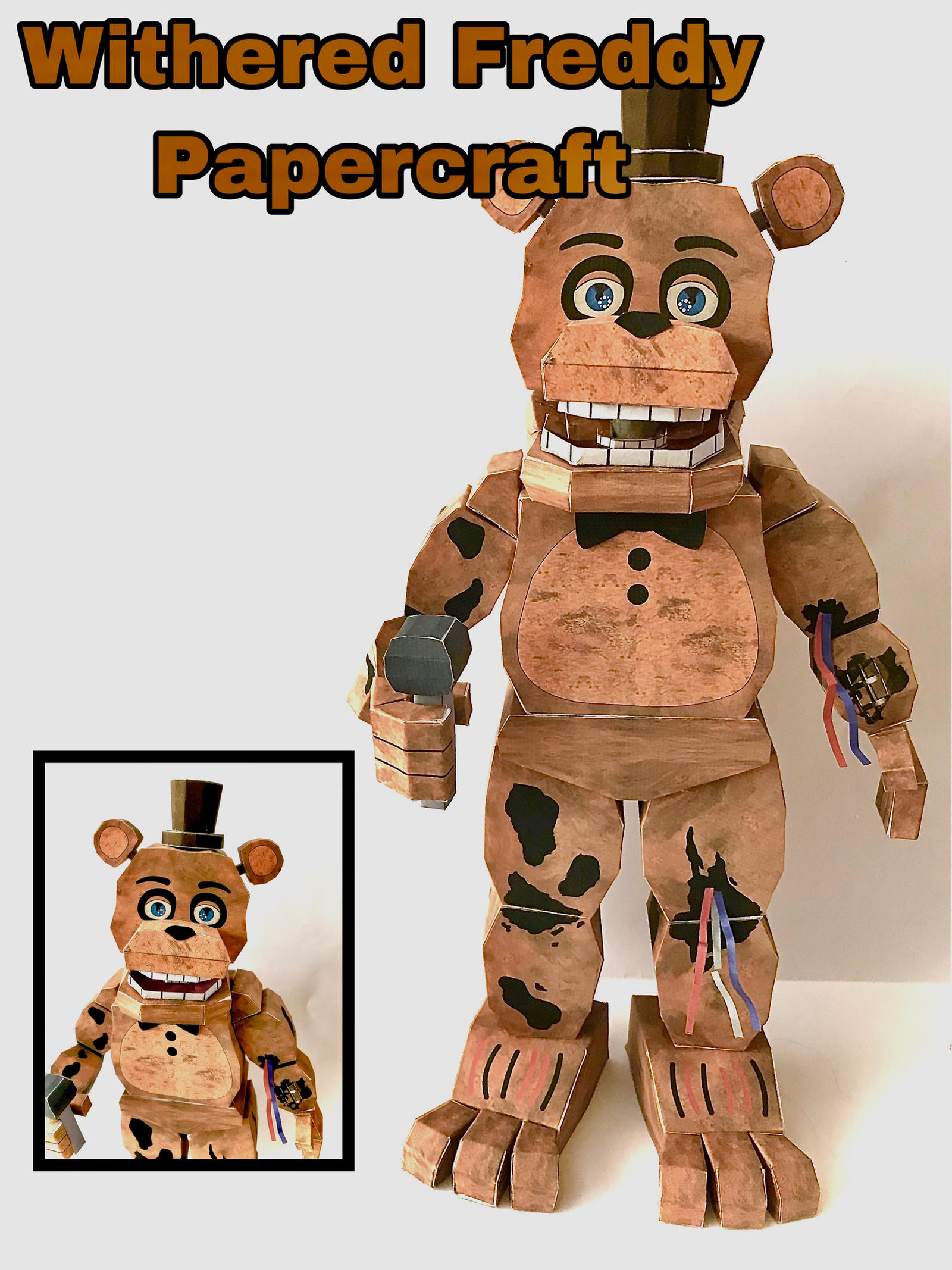 Withered Foxy Papercraft Fnaf By Underbonnie On Deviantart | Images and ...
