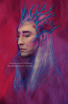 Mixed Media Thranduil