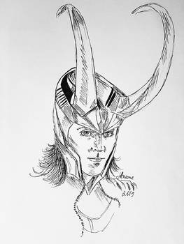 Inktober- Loki