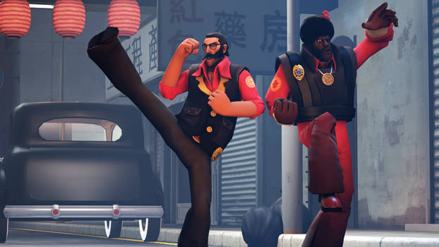 [SFM] Funky Cops: A Kung Fu Fighting story~