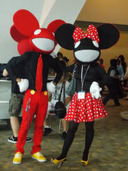 Mickey and Minnie deadmau5