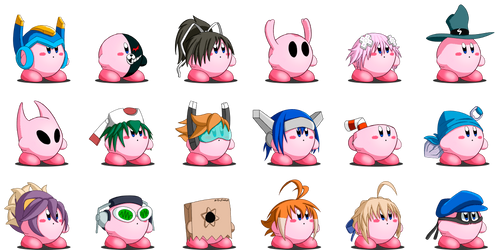 Super Smash Bros. Ultimate - Fanmade Kirby Hats
