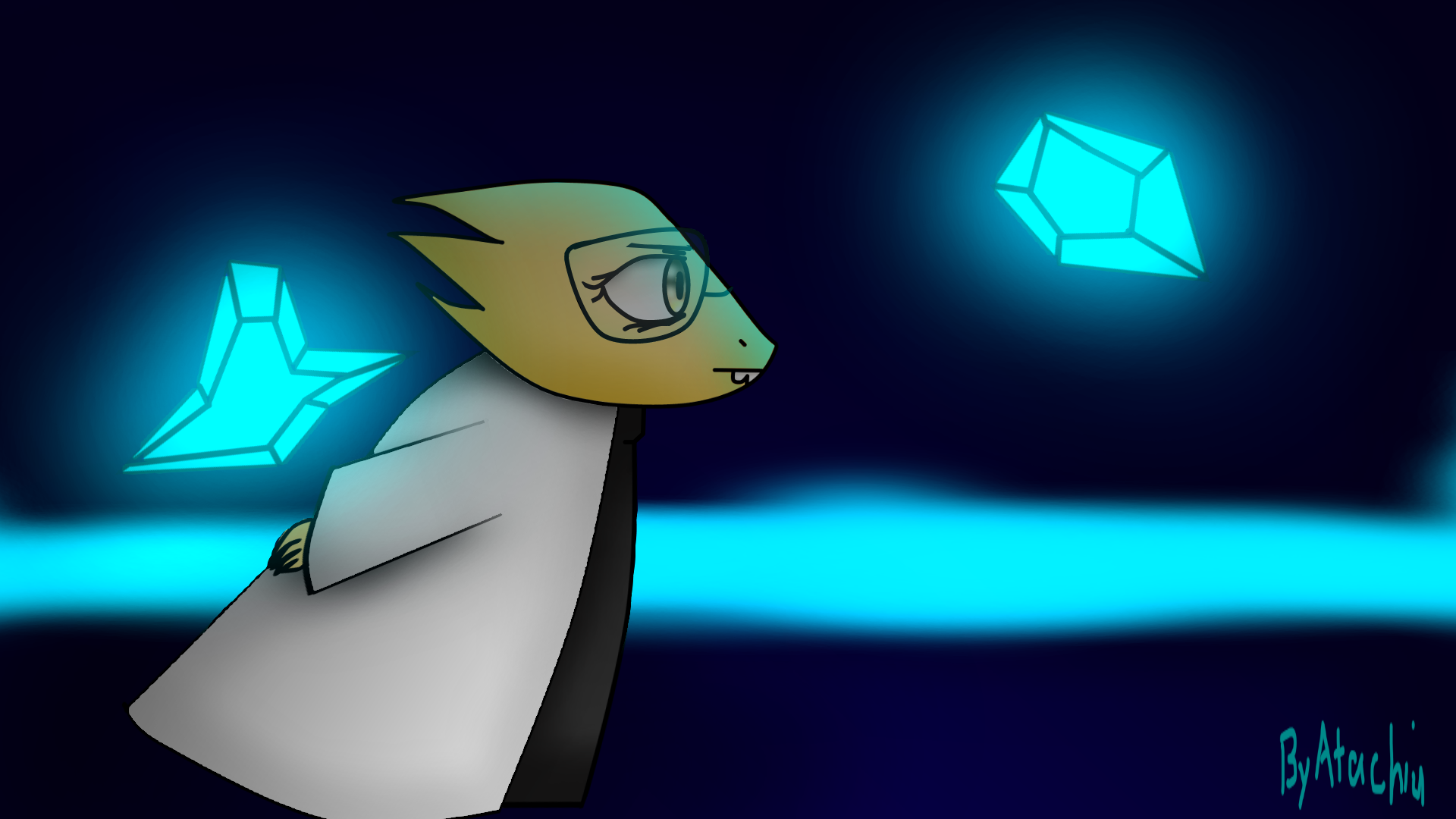 Undertale Alphys fanart by Atachiu on DeviantArt