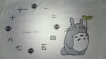 Totoro Clock Cross Stitch by vishkey