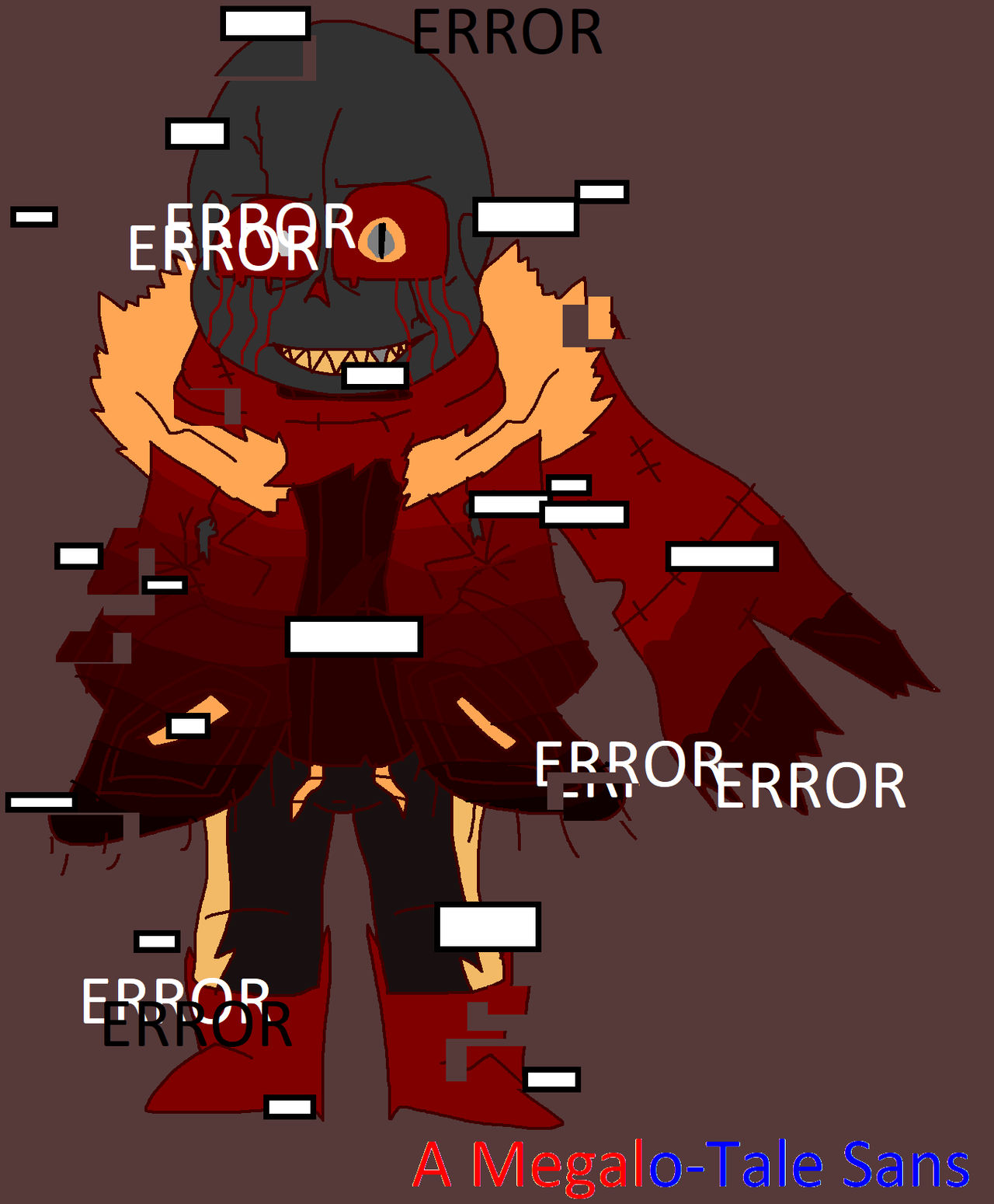 Errorfell FellVerse (Fell! UV) Errorfell! Sans by AMegaloSans on DeviantArt