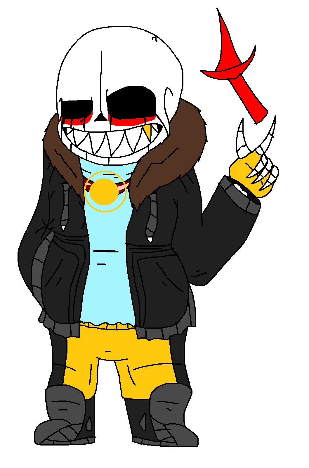 Killer! Sans by AMegaloSans on DeviantArt