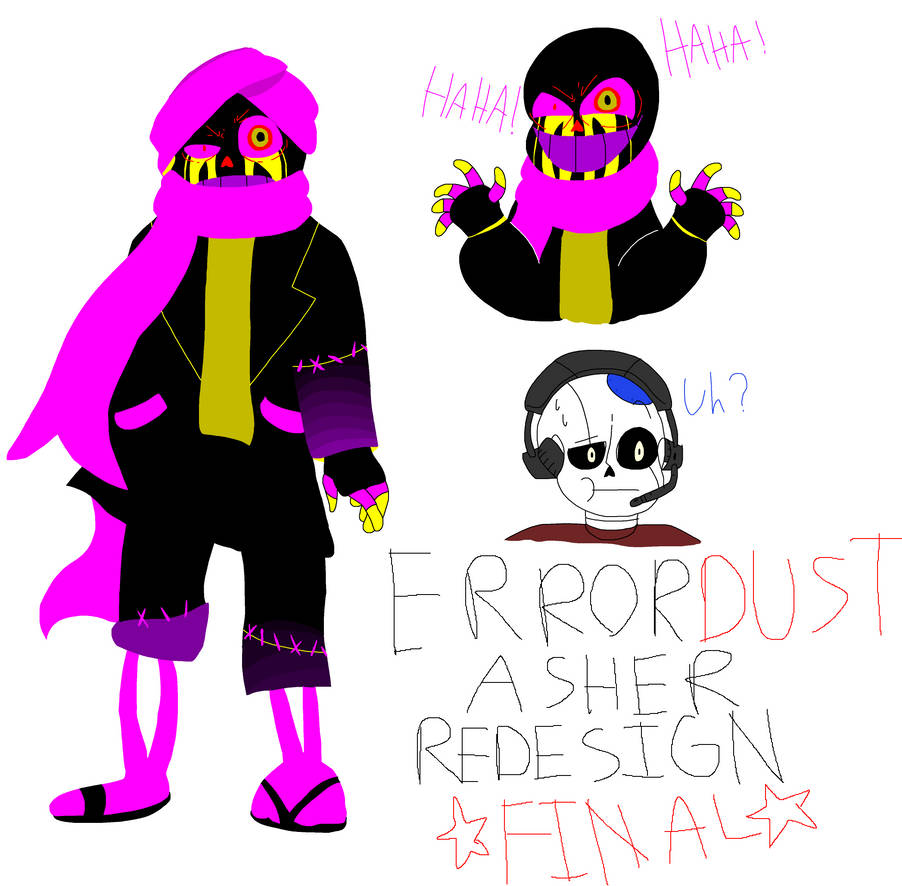 Error Dust AS! ErrorDust but CrayonQueen's Ref Sheet lol by AMegaloSans on DeviantArt