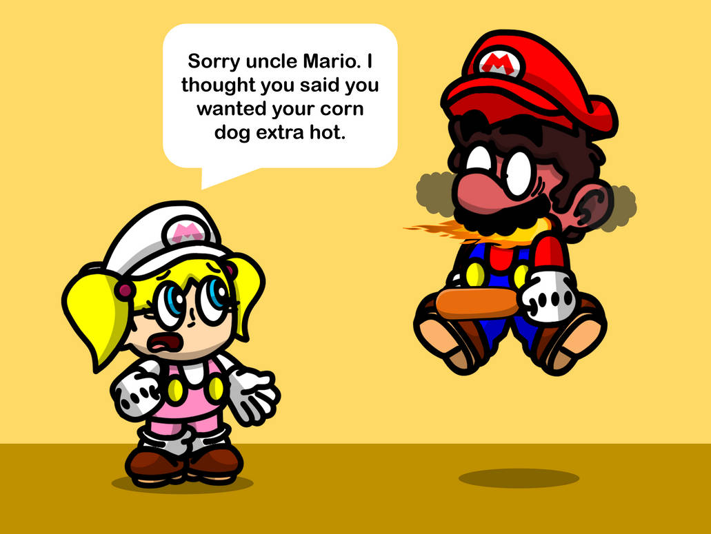 Mario Toons COMIC #1: Spicy Corn Dog by KentrellEdward on DeviantArt